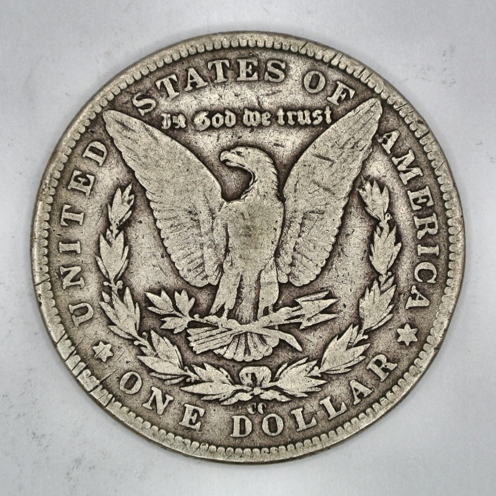 1890-CC Morgan Silver Dollar