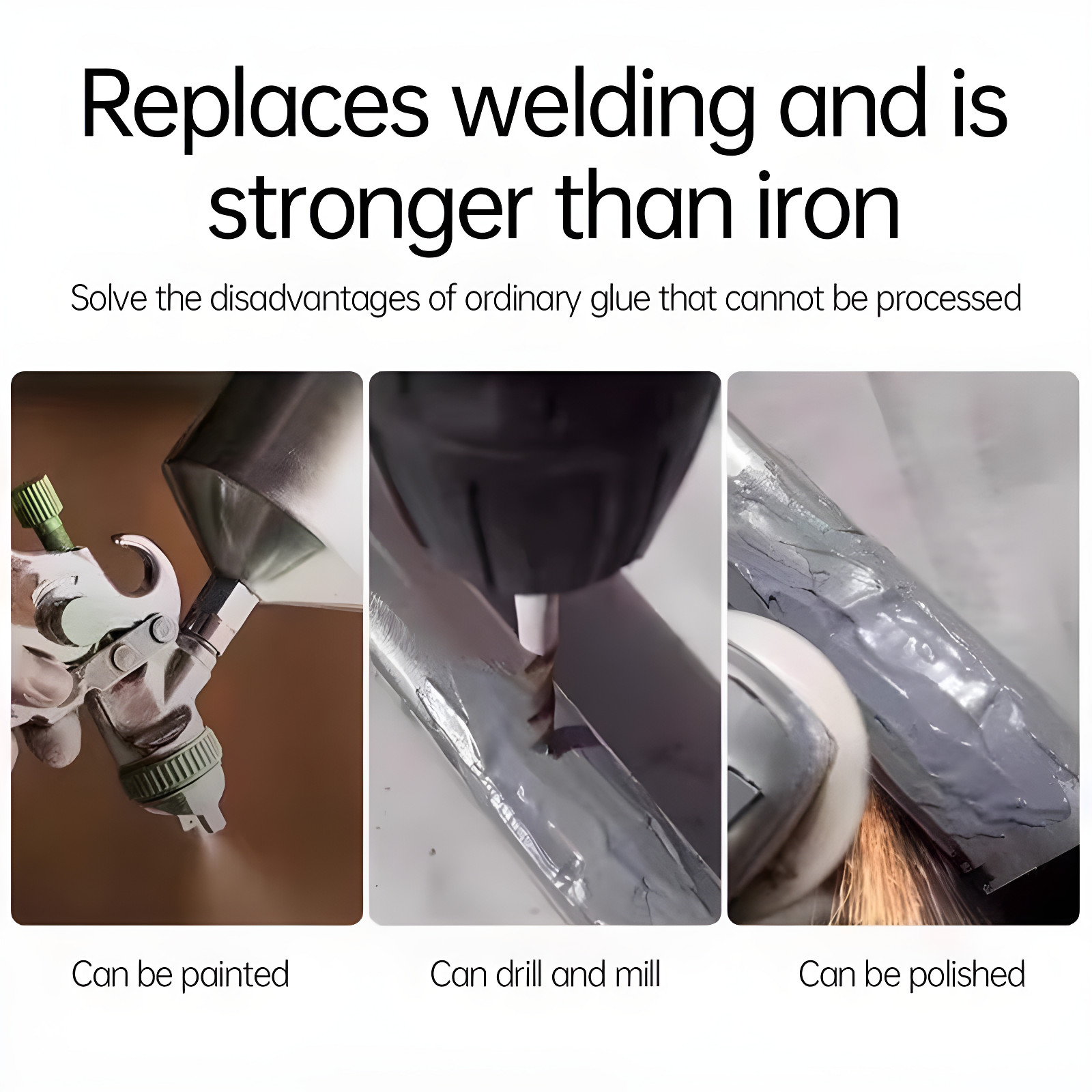 2 Pack Strong Foundry Glue, High Temperature Resistant Casting Metal Repair Glue