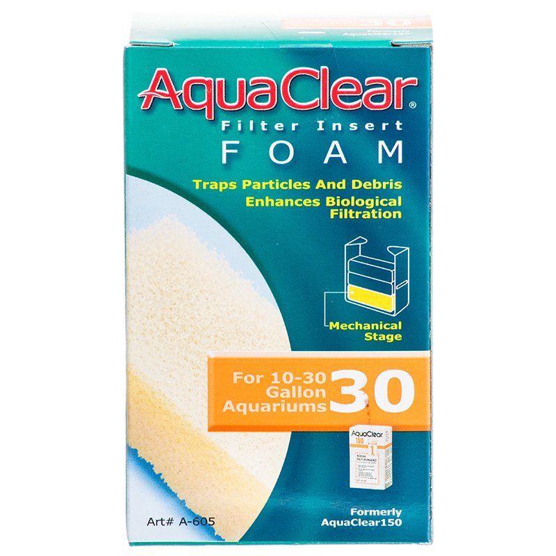 Aquarium, Aquaclear Filter Insert Foam (For Aquaclear 30 Power Filter)