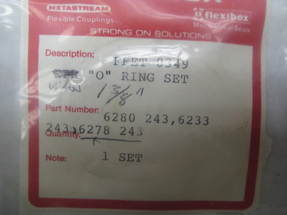 FLEXIBOX 62802436233 O-RING KIT NSMP