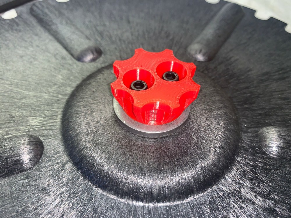 Hornady Lock Load LnL Case Feeder Plate Storage + Knobs Small Large Pistol Rifle