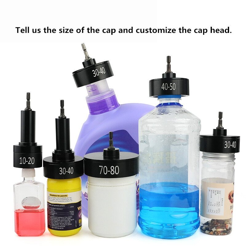 Automatic Bottle Capping Machine Bottle Cap Screwing Sealing Machin 6pcs 10-50MM