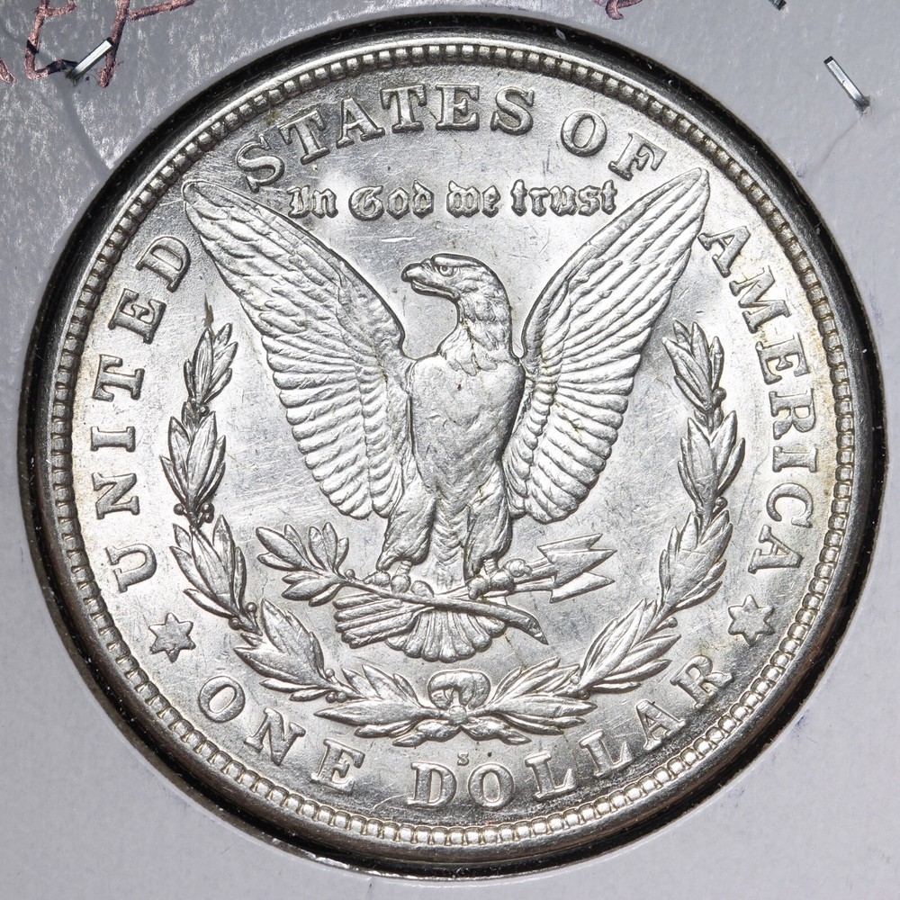1921-D Morgan Silver Dollar CHOICE AU+/UNC E346 REF