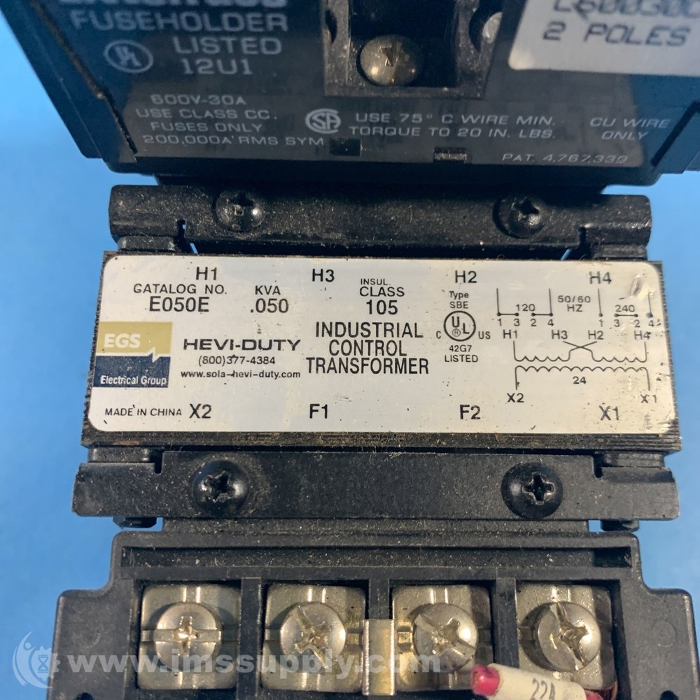 Sola E050E 0.05KVA Control Transformer 9824