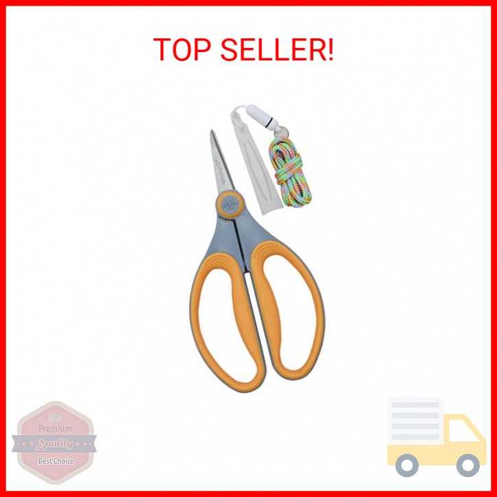 Westcott 6" Titanium Precision Scissors (1 Count, Yellow)