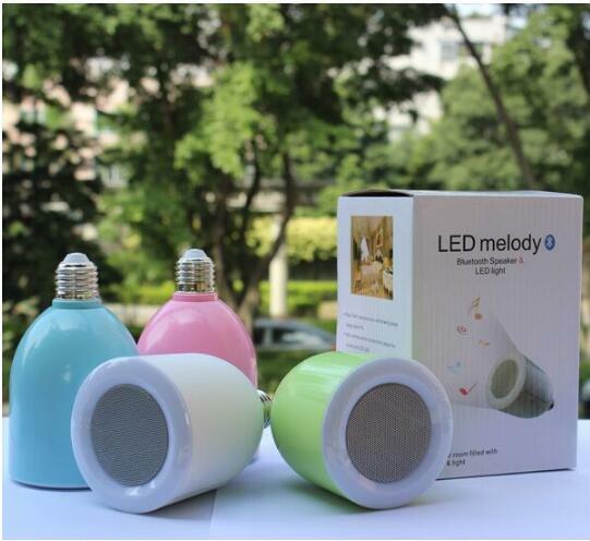 RGBW LED Lamp with Bluetooth Control and Mini Bluetooth Speaker BL04