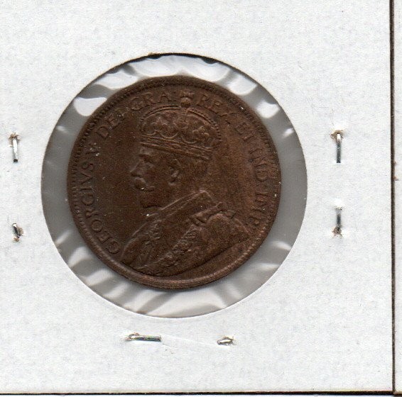 Canada One Cent 1917 Brown Uncirculated