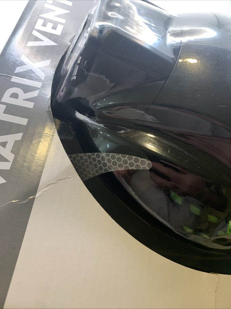 GREEN DEVIL Matrix Full Brim Hard Hat with Headlight Vented Construction Safe...