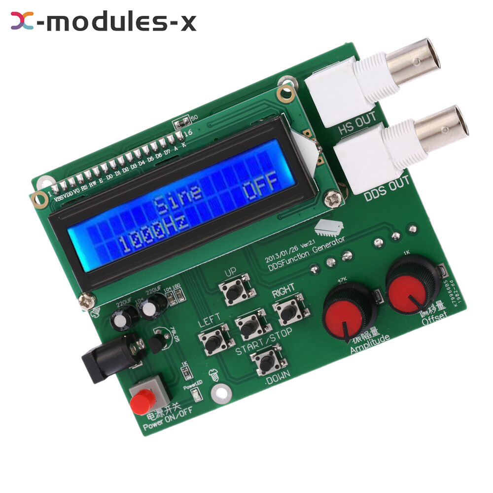 DDS Function Signal Generator Module Sine Square Sawtooth Triangle Wave Kit New