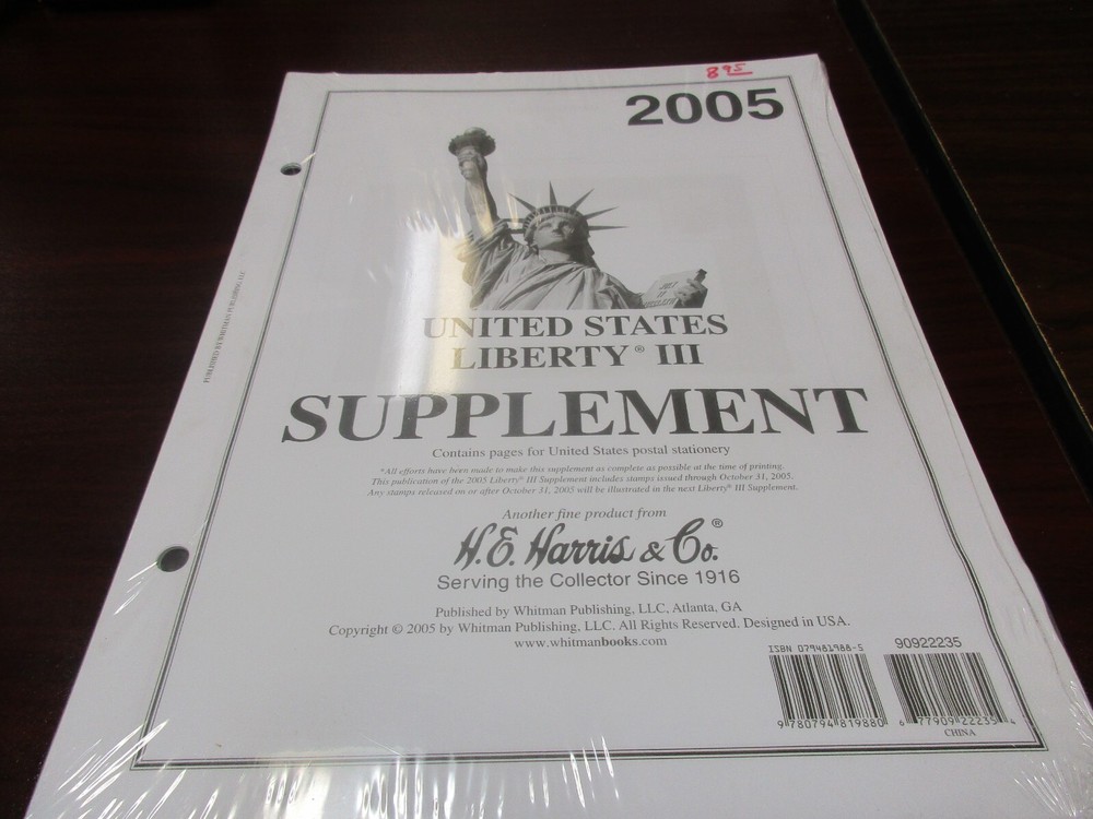"H.E.HARRIS" 2005 UNITED STATES LIBERTY III POSTAL STATIONERY  W/FREE SHIPPING!!
