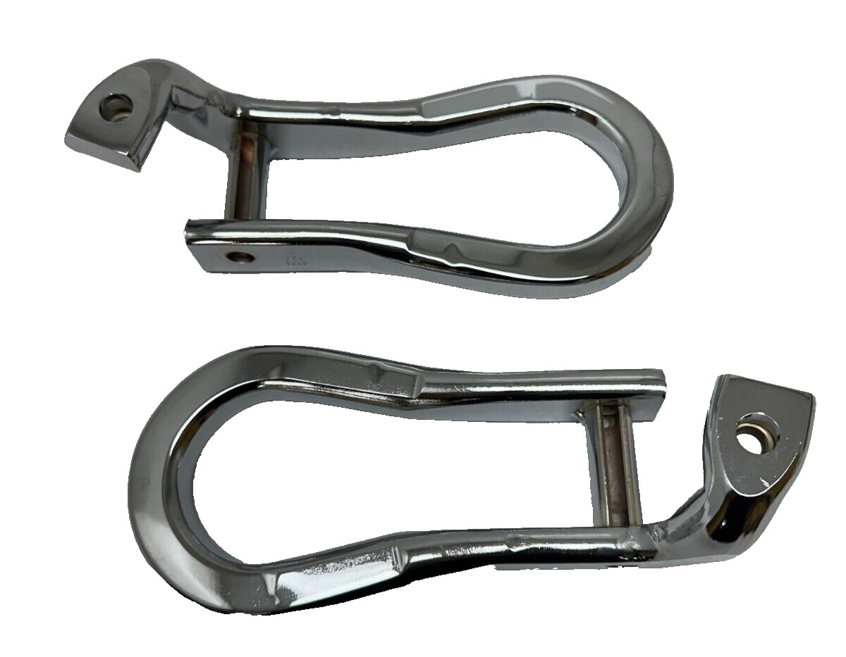 GM Chrome Tow Hooks Set For 2015-2019 Silverado Sierra 2500HD & 3500HD 84072464