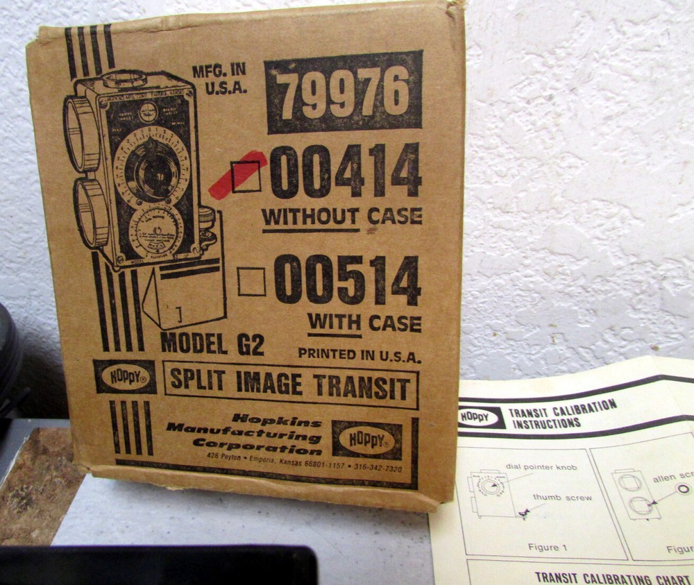 Vintage Hoppy camera Split image transit 00414 w/ box & paperwork, untested