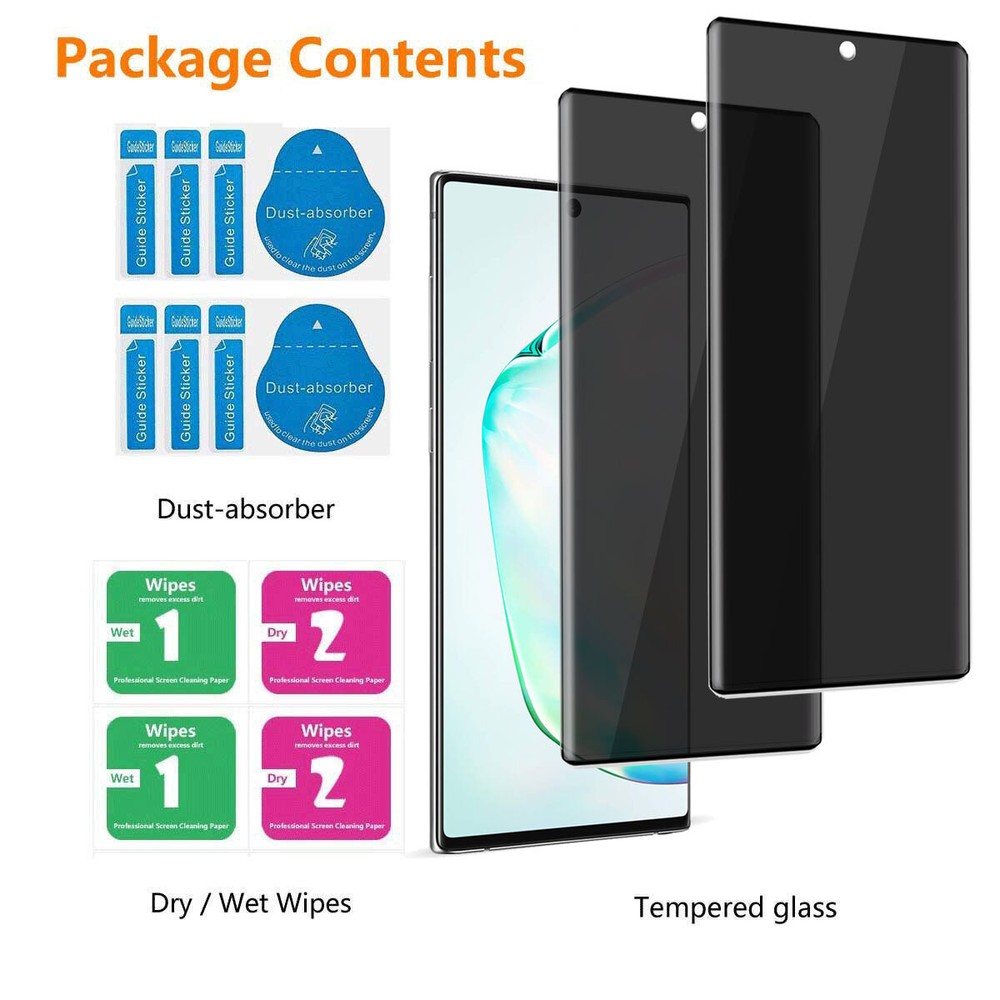 For Samsung Galaxy Note 10 /Note 10 Plus Privacy Tempered Glass Screen Protector