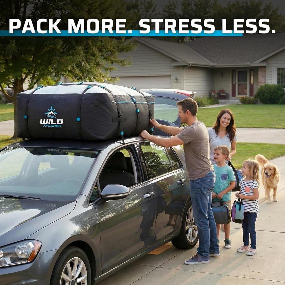 XXL Soft Shell Rooftop Cargo Carrier 23cf