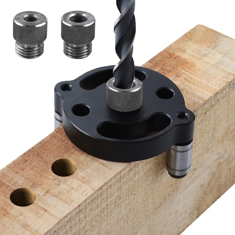 Self Centering Doweling Jig, Self Center Dowel Jig Handheld Drill Guide