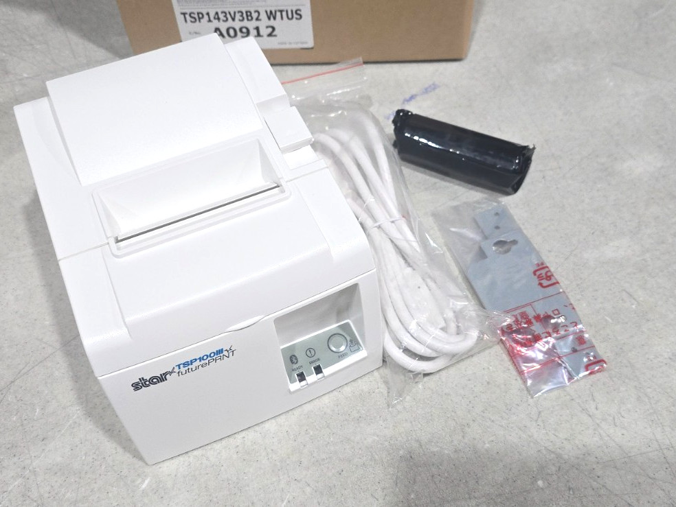 Star Micronics TSP143IIIBI2 WT US Wireless Thermal Printer (39474810)