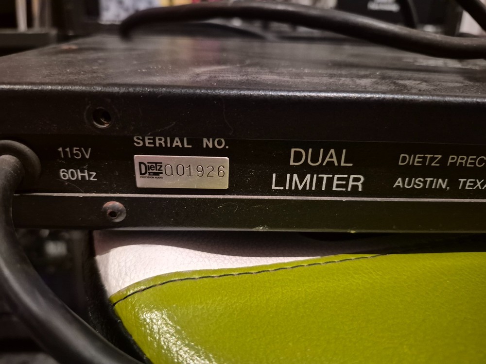 Dietz precision audio dual limter