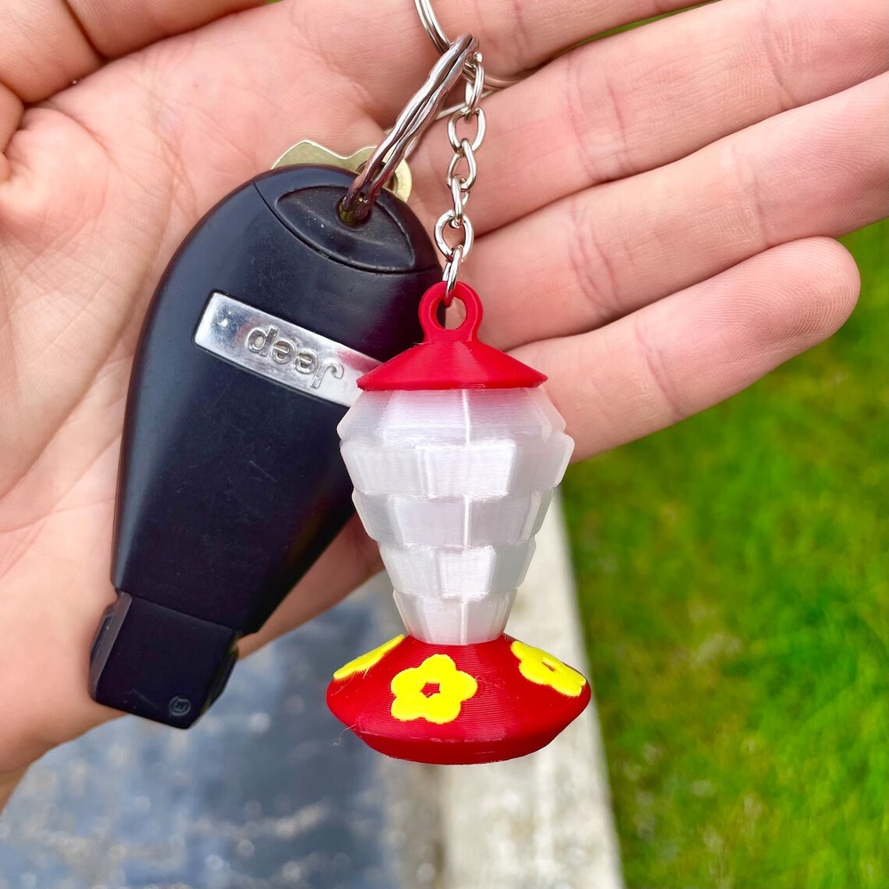 Hummingbird Feeder KeyChain
