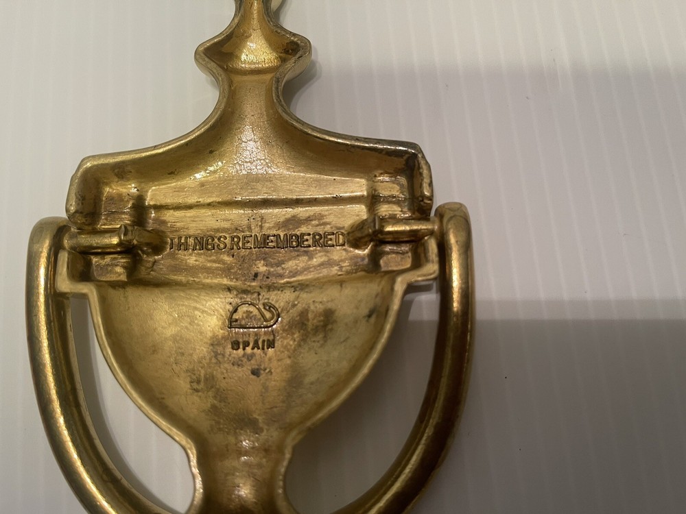 Solid Brass Door Knocker Personalized "The Perry’s " Things Remembers