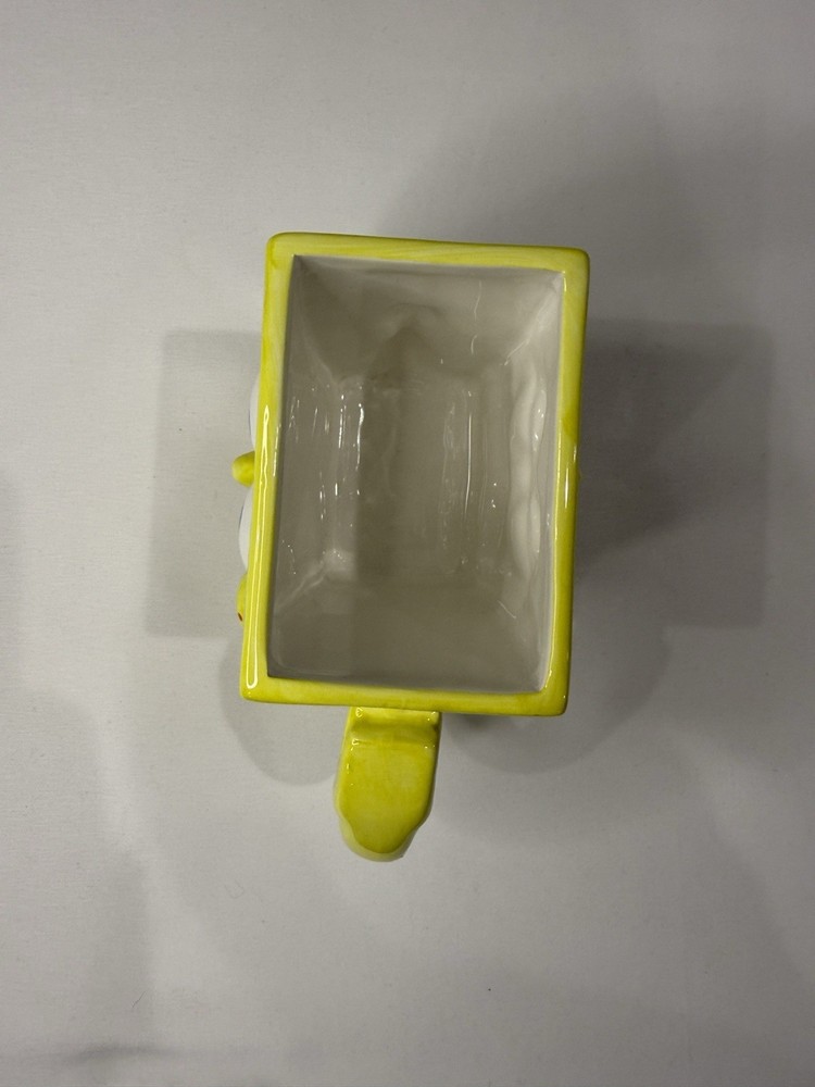 SpongeBob SquarePants 3D Character Mug Ceramic Yellow Face Coffee Cup