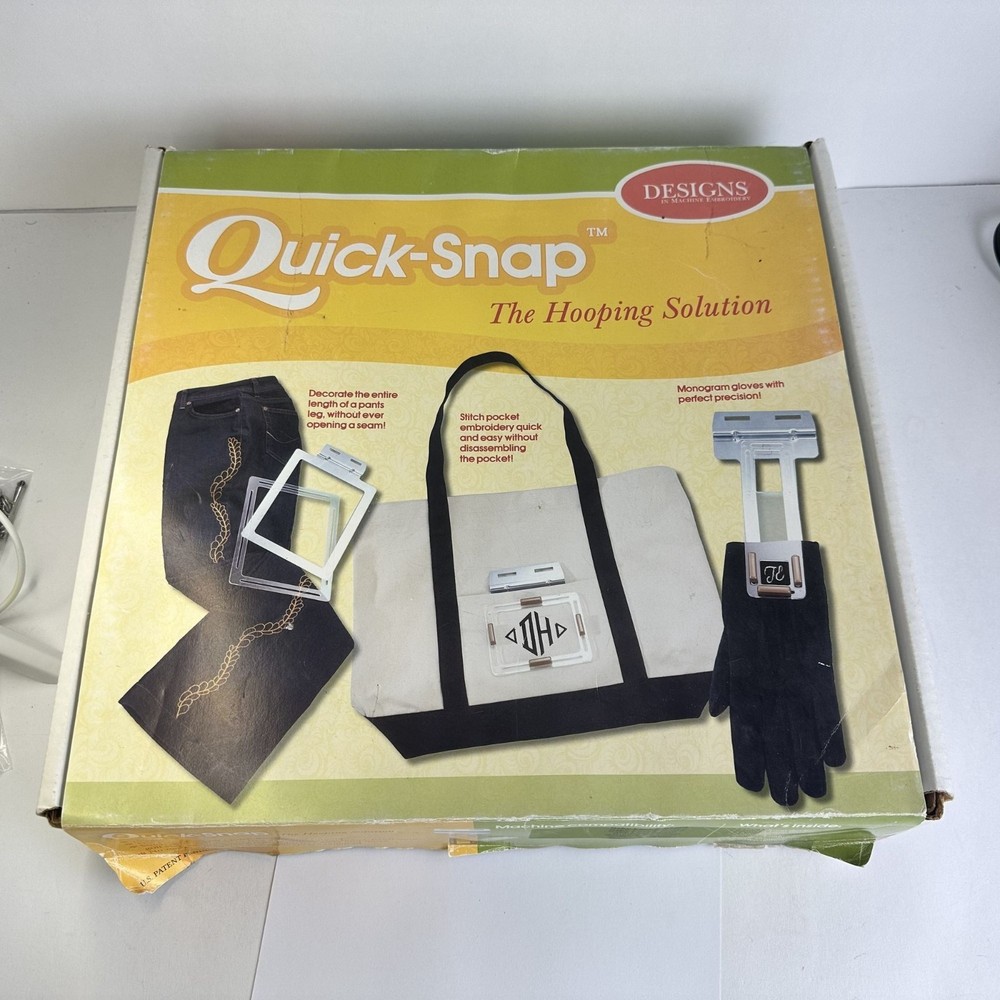 Quick Snap The Looping Solution Magnetic Embroidery Frame Lot (incomplete Set)