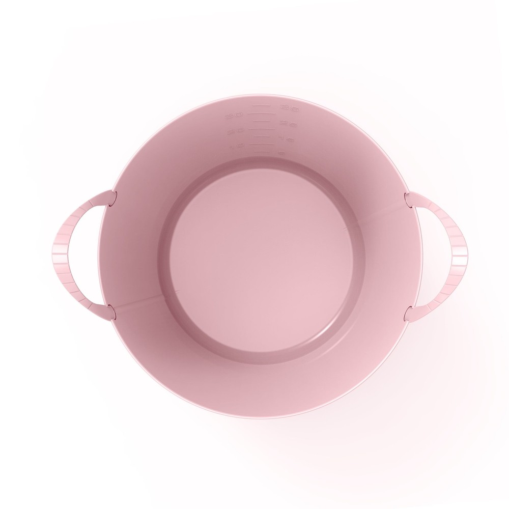 New Your Zone Flex Storage Bin, Pink,Nested, Stackable, Lined