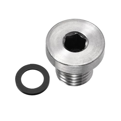 M12 x 1.5 Stainless Steel Pipe Plug, Internal Hex Head Socket Pipe Fitting |