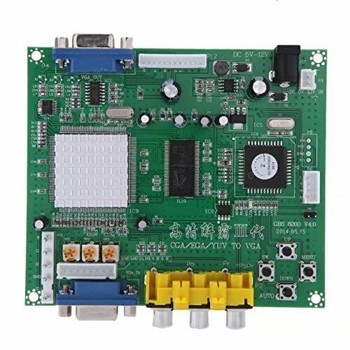 CGA EGA RGB to VGA GAME Video Converter pcb VGA Output Game Convert GBS8200