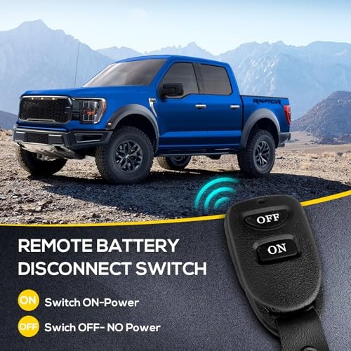 Side Post Remote Battery Disconnect Switch kit 12V Side remote switch kit 250a