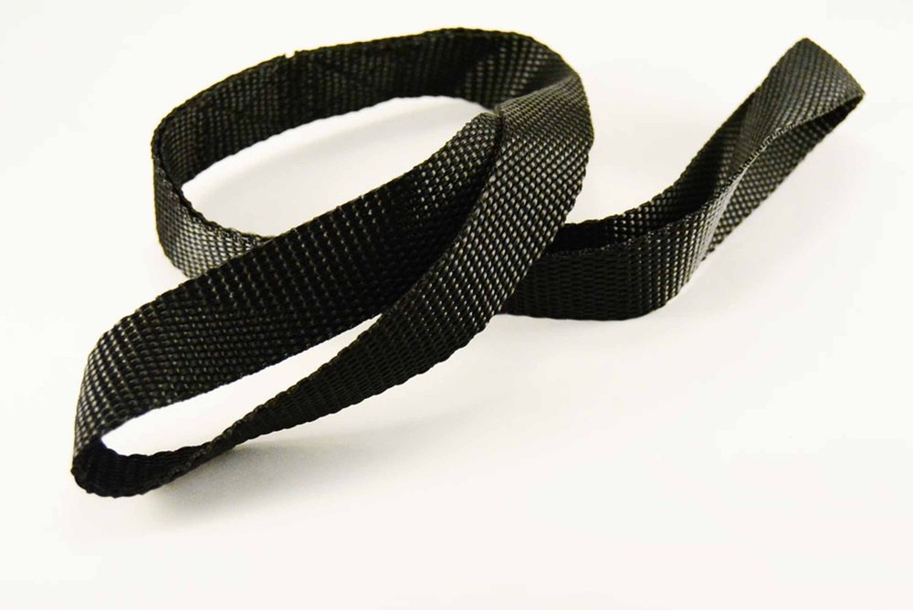 Race-Driven Black Tie Down Extension 18 inch Soft Touch Two Loop No Scratch