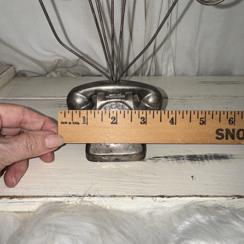 Godinger Silver Art Vtg Phone Card Holder Picture Holder (6) Desk, Office Art