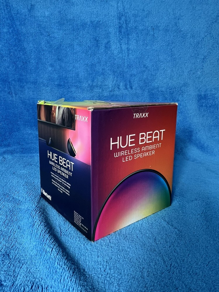Hue Beat Wireless Ambient LED Bluetooth Speaker Traxx