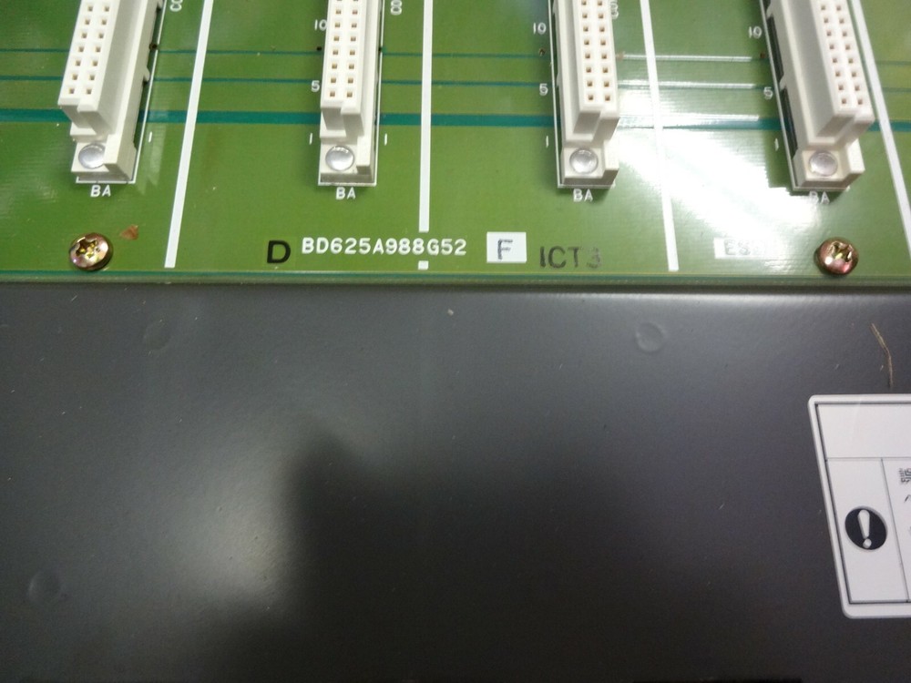 Mitsubishi Electric Bd625a988g52 A58b Programmable Controller Chassis Rack