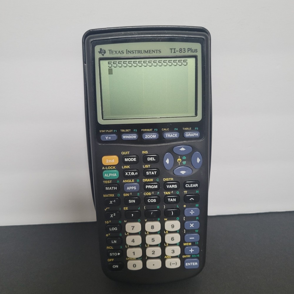 *Lines Screen ~ Texas Instruments ~ TI-83 Plus Graphing Math Calculator ~ Black
