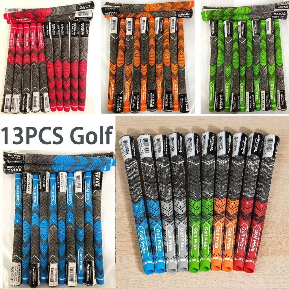 13PCS Golf Pride MCC PLUS 4 Golf Grips Midsize/Standardsize Multiple Colors NEW