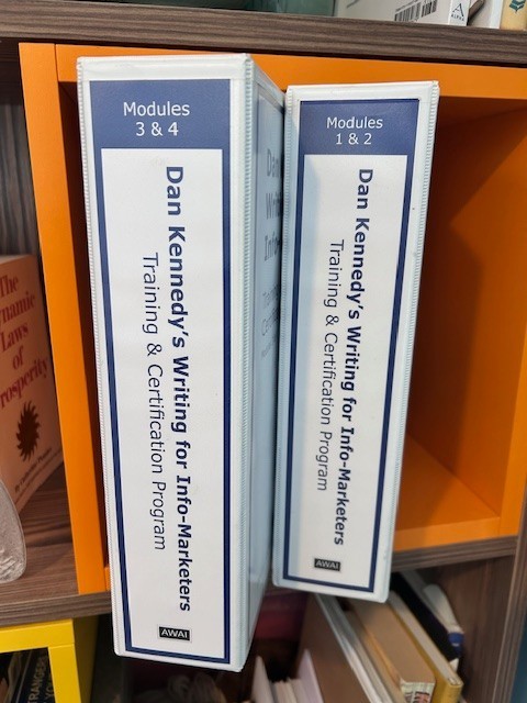 Dan Kennedy Certification Program Binders 2 Volume Rare Direct Response Training