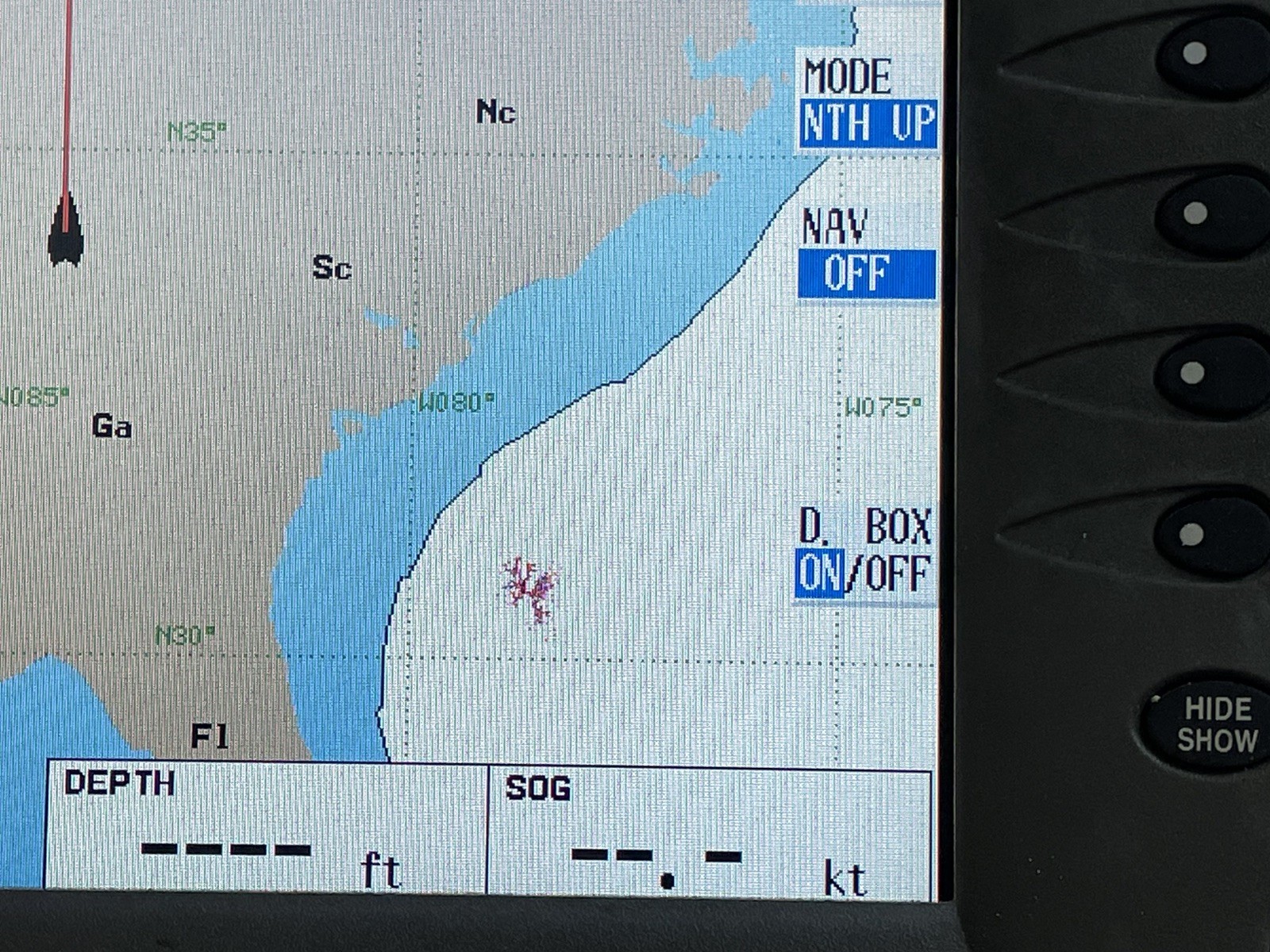 FURUNO  RDP-139 or RDP-149 replacement screen w/ imperfections (Please read)