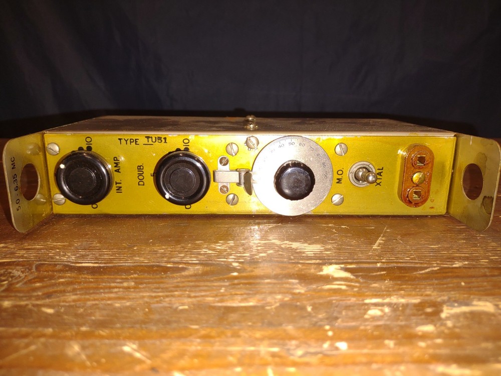 TU-51 PL-10 Radio Transmitter Tuning Unit Ham WWII Surplus Bakelite Knobs etc.