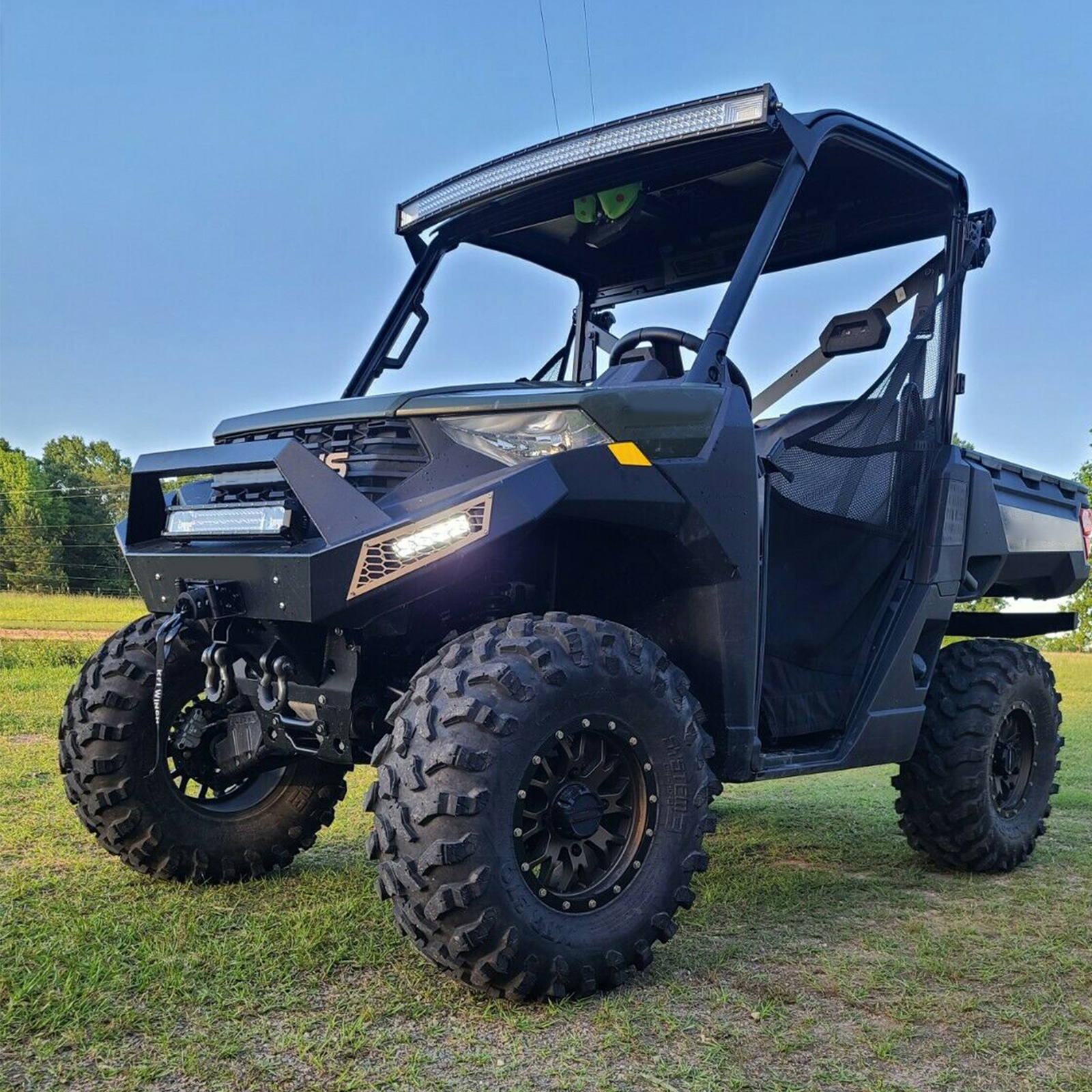 For Polaris Ranger 570 900 1000 Fullsize 52" LED Curved Light Bar Bracket Wire