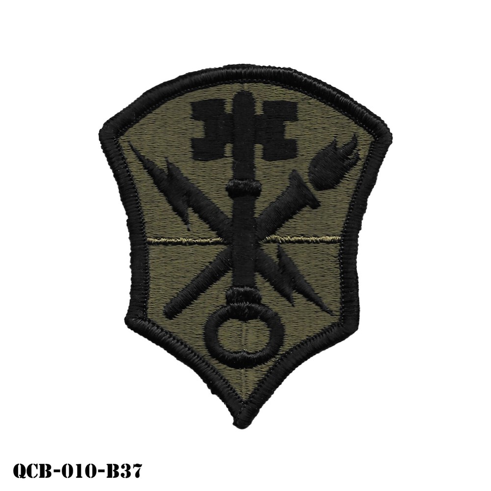 US Army Intelligence & Security Command Subdued OD Sew On Patch ~ New Old Stock