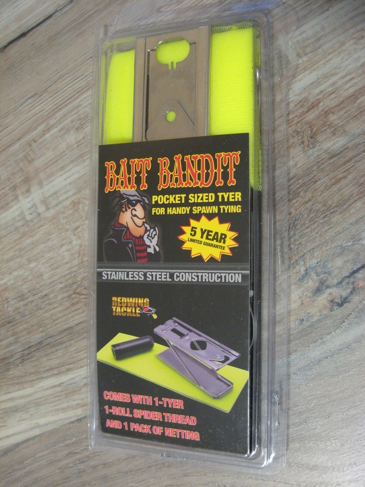 Redwing Tackle Bait Bandit Spawn Egg Sac Net Tying Machine With Thread & Netting