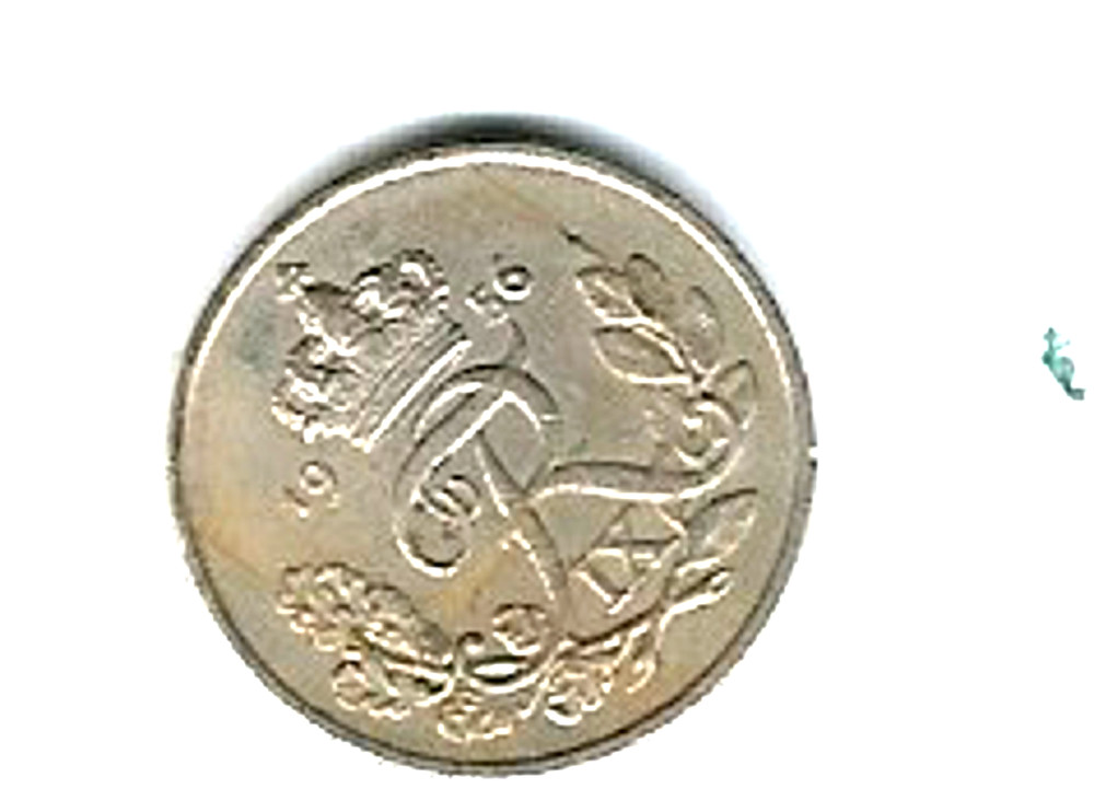 Denmark Coin...10 ORE...1956