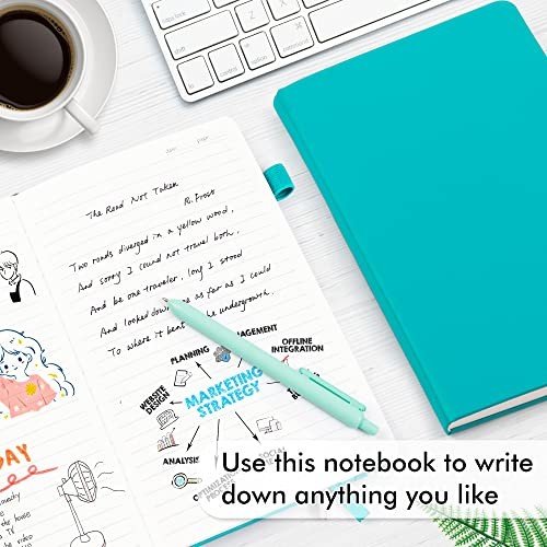 24 Pack Journal Notebook for Work, Business Notebook Bulk 24 Pack emerald