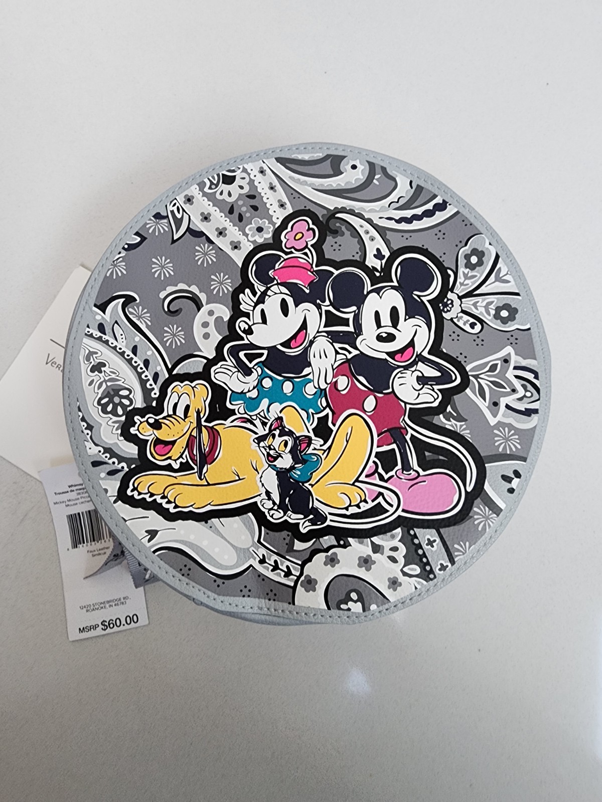 Vera Bradley Disney Whimsy Cosmetic Mickey Mouse Piccadilly Paisley NWT