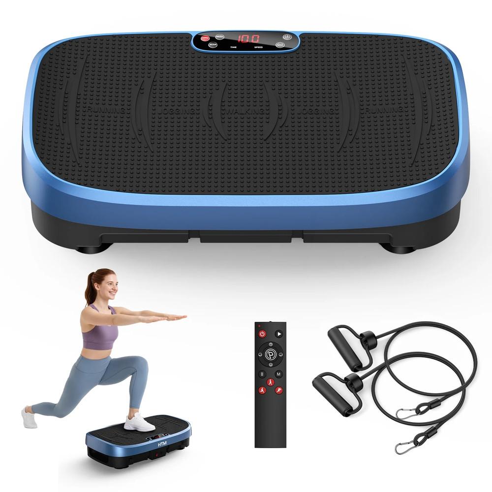 Vibration Plate Exercise Machine 120 Speed Levels, 5 Program Modes, Full Body Wo
