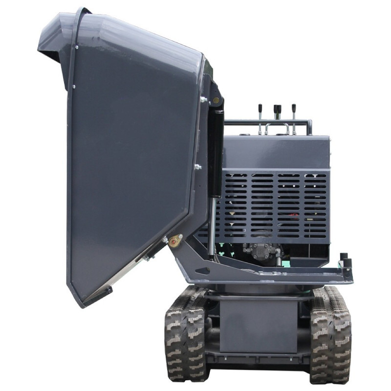 Rotation Dump Truck with B&S Engine Tracked Dumper Hydraulic Tipping Loader