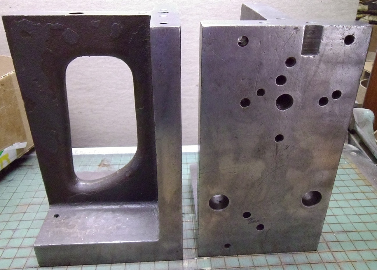 336 = Box Angle Plates Machined Pair 4-1/2 x 5 x 8 (Qty.1 Pair