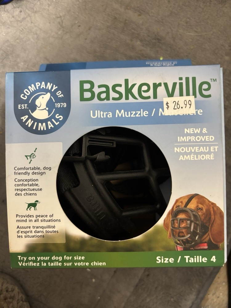 NIB Baskerfield Ultra Muzzle size 4