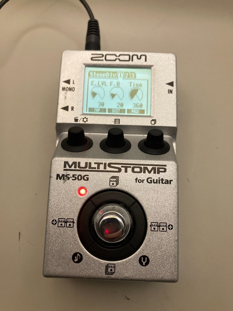 Zoom MS-50G MultiStomp Multi-Effects Guitar Effect Pedal Tested Work from Japan