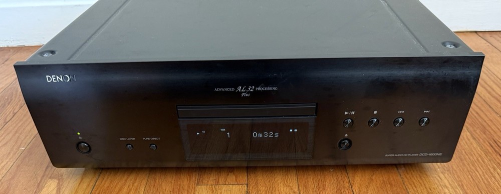DENON DCD-1600NE Super Audio CD SACD Player Advanced AL32 Processing Plus Tested